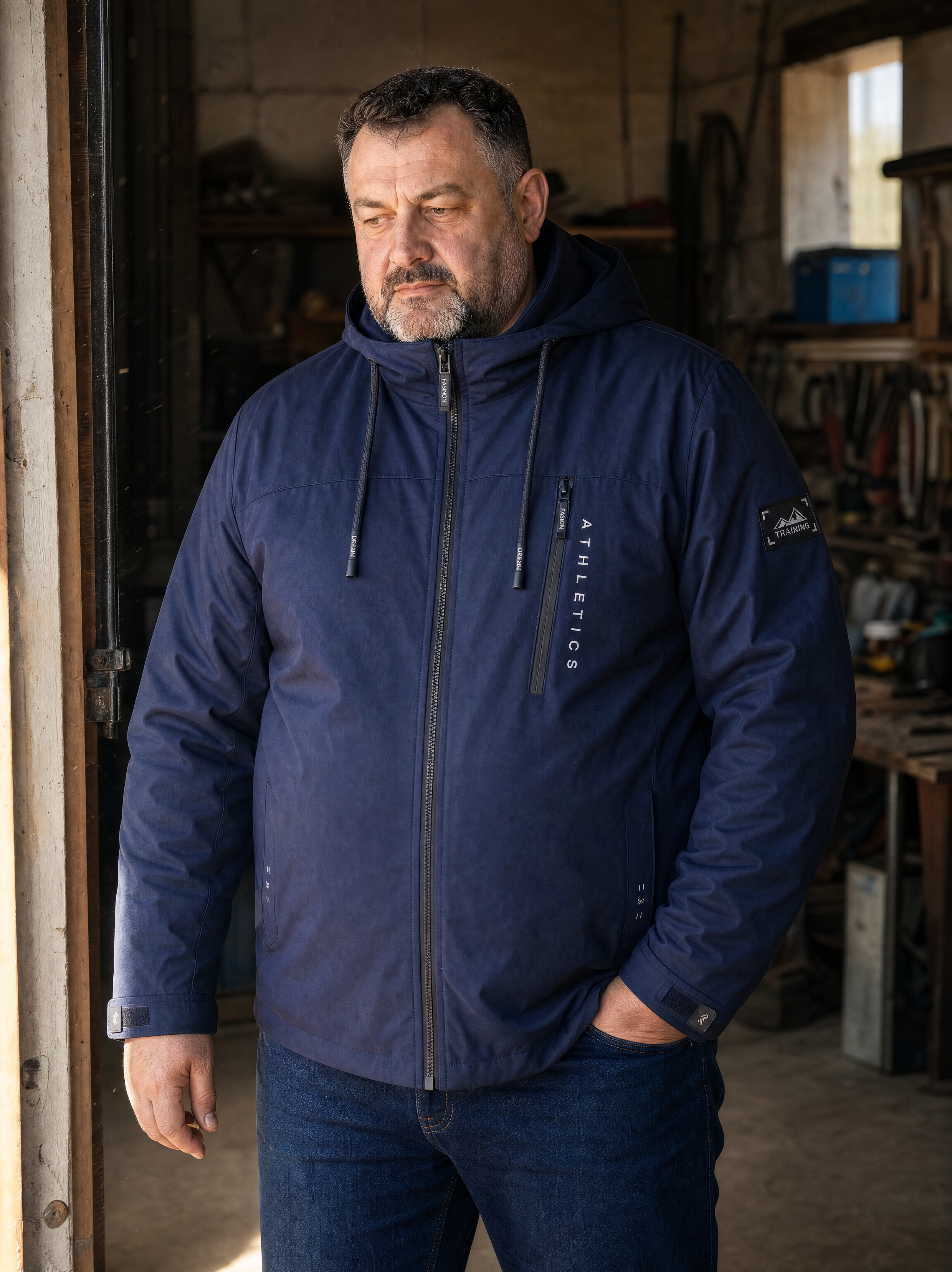 Kurtka męska przejściowa ocieplana duże rozmiary 2XL 3XL 4XL 5XL 6XL