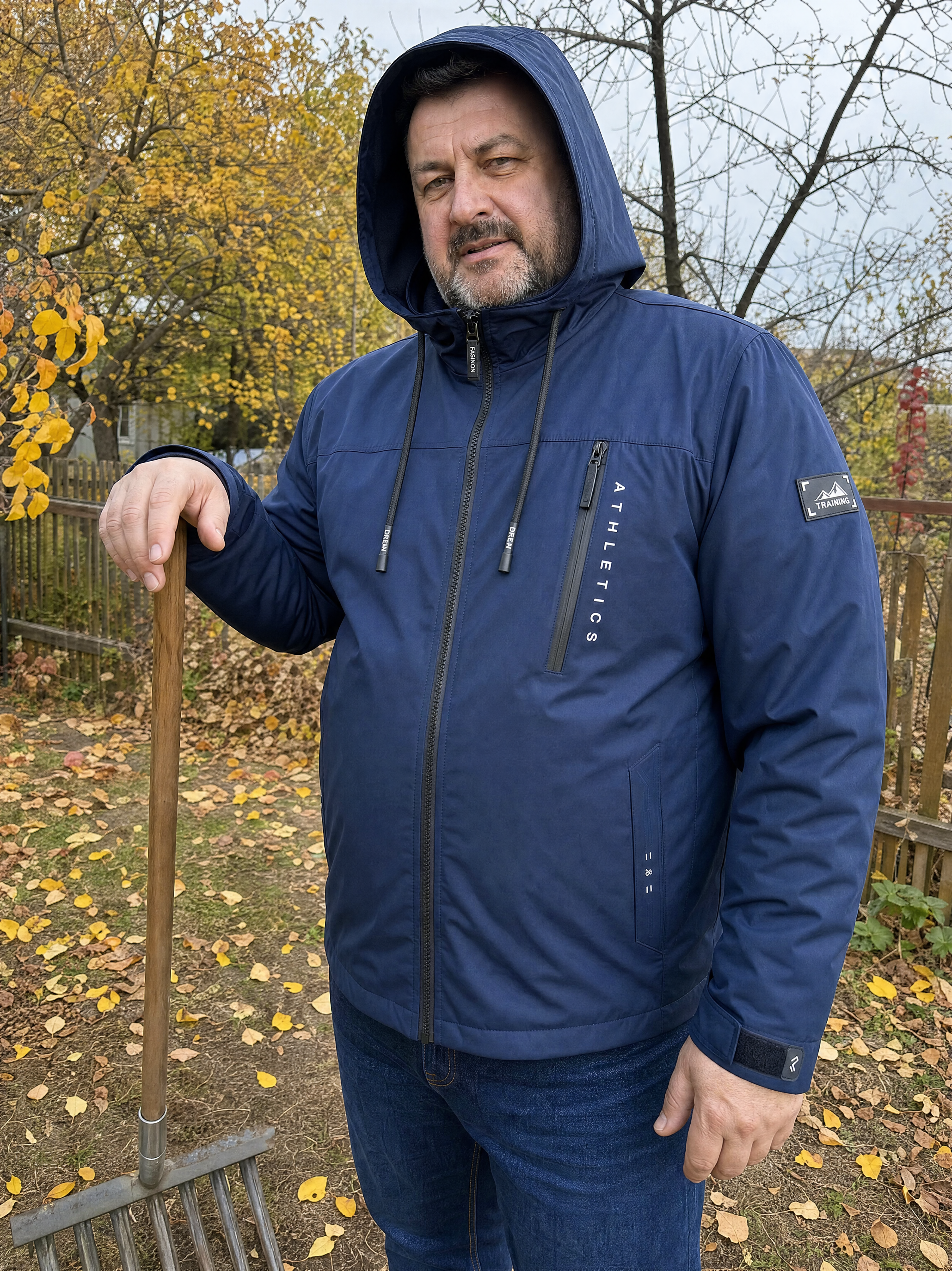 Kurtka męska przejściowa ocieplana duże rozmiary 2XL 3XL 4XL 5XL 6XL